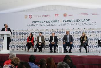 Inauguran rehabilitación del Parque "Ex Lago" en Iztacalco con inversión de 35.5 millones de pesos