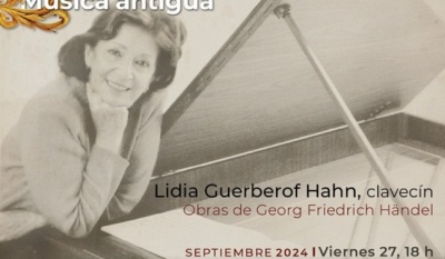 Lidia Guerberof cierra ciclo de Música antigua con chaconas de Händel en Bellas Artes