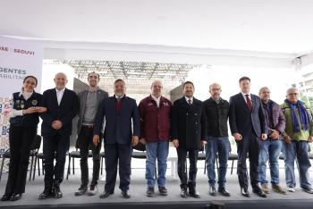 Martí Batres inaugura la rehabilitación de la Glorieta de Insurgentes con enfoque en derechos humanos y seguridad