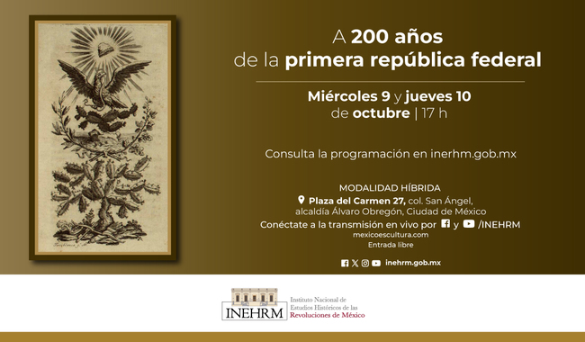 México conmemora 200 años de la Constitución de 1824 con conversatorio y presentación de libro