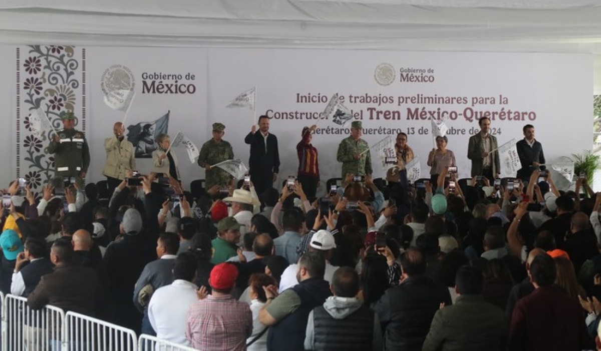 Gobierno de México inicia construcción del Tren de Pasajeros México-Querétaro