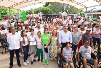 Entrega de kits menstruales en Ciudad Valles y Tamasopo beneficia a mil mujeres, impulsado por el Gobierno de San Luis Potosí