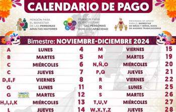 Inician pagos de la Pensión del Bienestar en noviembre: calendario oficial y posibles aumentos en 2025