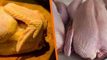 Pollo amarillo vs. blanco: diferencias en color, sabor y salud