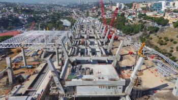 Supervisan avances del Tren Interurbano y Línea 1 en el Complejo Observatorio