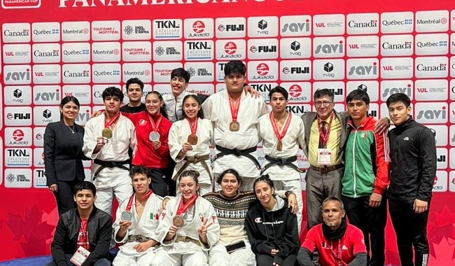 Selección mexicana de judo brilla en la Copa Panamericana Junior Montreal 2024