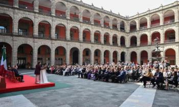 Sheinbaum y Morena fortalecen unidad en Palacio Nacional para consolidar la transformación