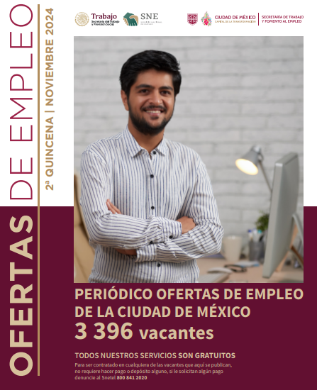 Consulta las ofertas de empleo en la CDMX: sueldos hasta 30 mil pesos mensuales