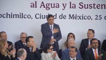 Ricardo Gallardo firma acuerdo nacional para garantizar el derecho humano al agua en SLP