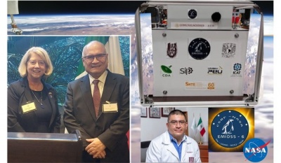 México y NASA lanzan módulo EMIDSS-6 para estudiar el cambio climático