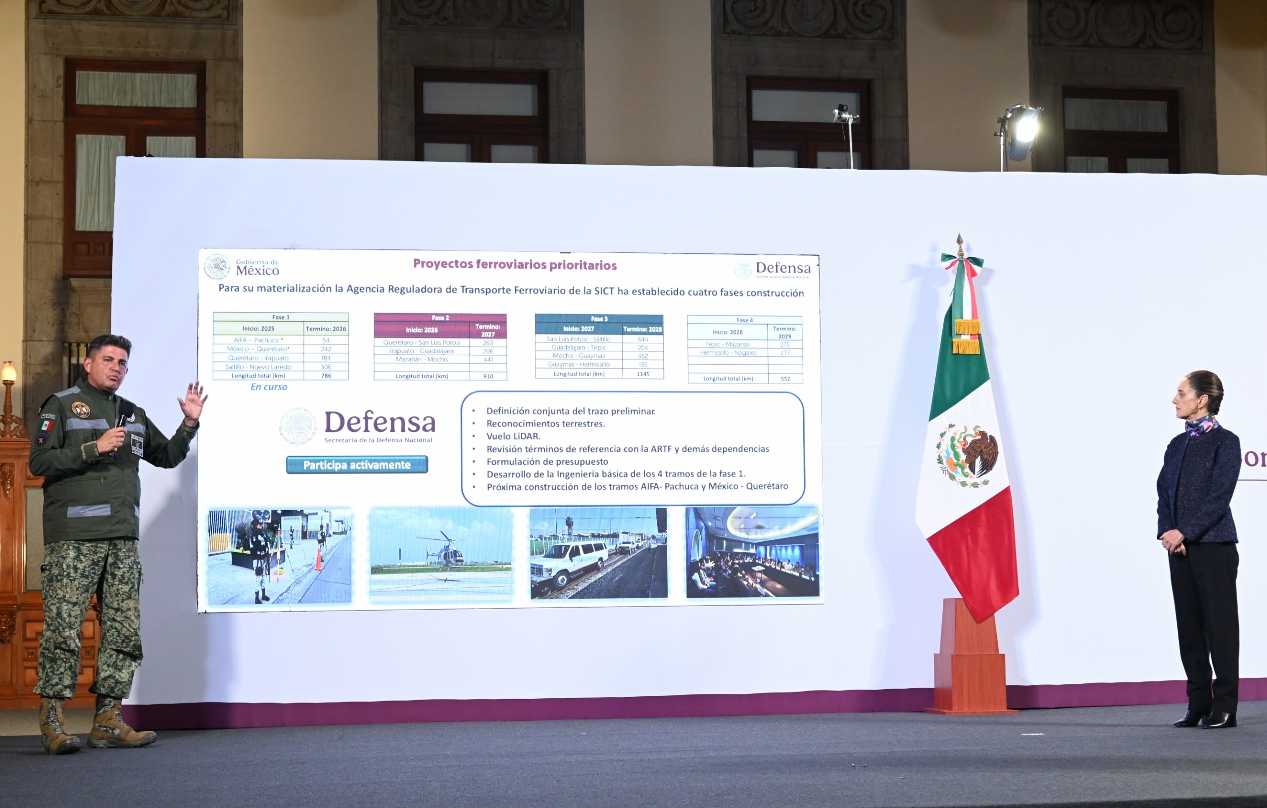 Ingenieros militares liderarán proyectos ferroviarios bajo la administración de Claudia Sheinbaum