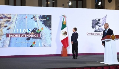 Avances del Programa Bachetón: más de 2 mil kilómetros de la Red Carretera Federal atendidos