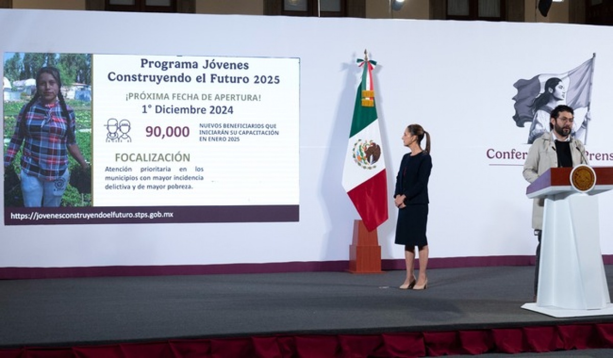 Jóvenes Construyendo el Futuro abre 90 mil espacios en diciembre