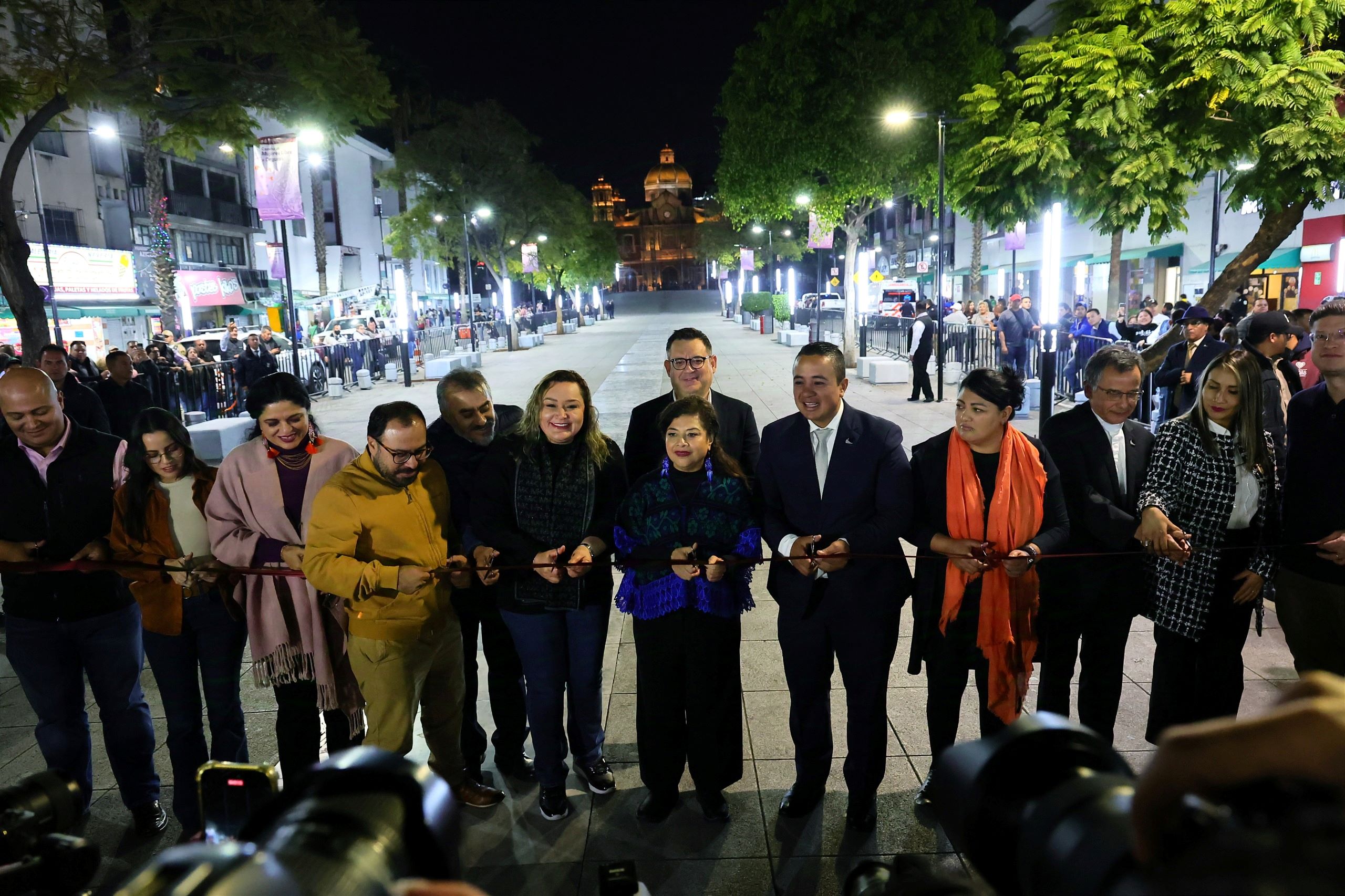 Iinauguran el primer camino mujeres libres y seguras en la calzada de Guadalupe