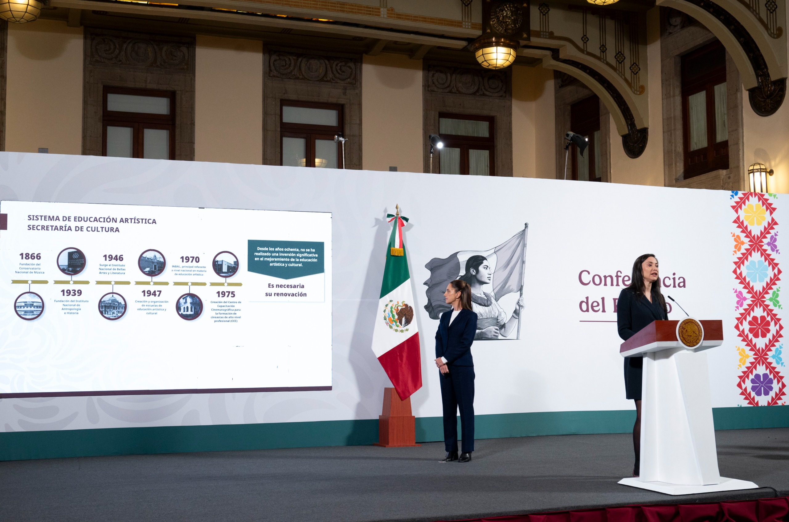 Educación artística, prioridad en el Segundo Piso de la 4T
