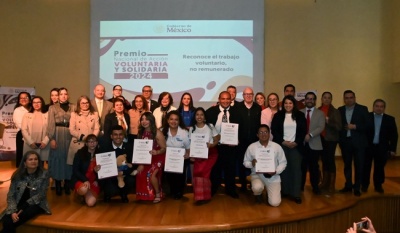Reconocen labor altruista con el Premio Nacional de Acción Voluntaria y Solidaria 2024