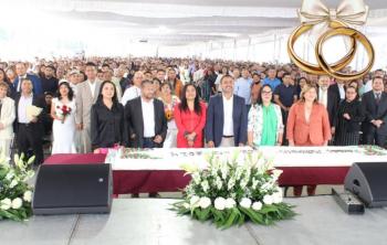 Registro Civil celebra bodas colectivas gratuitas en la Ciudad de México