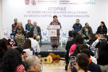Clara Brugada anuncia construcción de 16 utopías para transformar la vida en la Ciudad de México