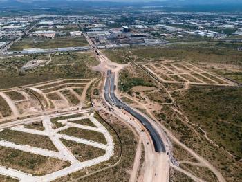 Ricardo Gallardo cierra el 2024 con obras clave: puente en Circuito Potosí y Vía Alterna