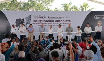 Inauguran Autopista Jala-Puerto Vallarta con inversión de más de 2 mil millones de pesos