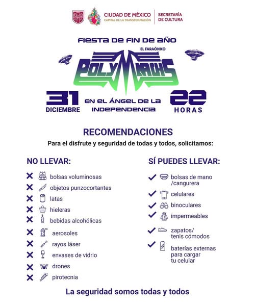 Polymarchs convierte Paseo de la Reforma en la discoteca más grande del mundo este 31 de diciembre