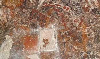 Denuncian destrucción de pintura rupestre en La Cueva Pinta, Cuatro Ciénegas