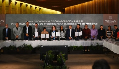 Sedatu y Morelos impulsan vivienda digna con el Programa de Vivienda para el Bienestar
