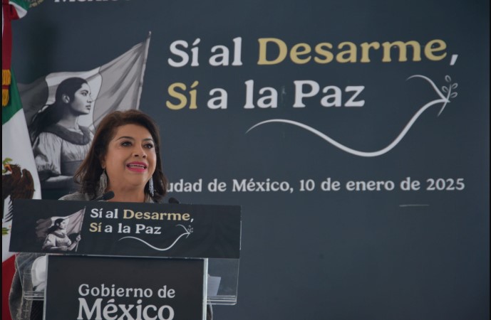 Arranca programa “Sí al desarme, sí a la paz” en la Ciudad de México