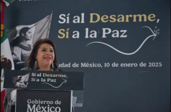 Arranca programa “Sí al desarme, sí a la paz” en la Ciudad de México