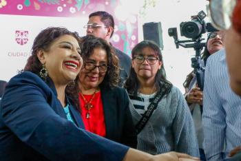 Clara Brugada inaugura la agencia de empleo Tecpantli Icpac en CDMX
