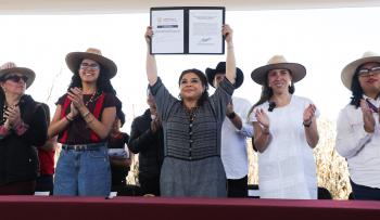 Declara jefa de Gobierno Clara Brugada a Ciudad de México territorio libre de maíz transgénico