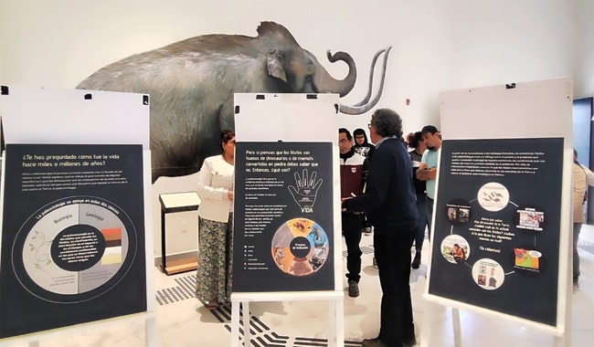 Exposición en Santa Lucía destaca la evolución de la paleontología en México