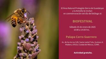 Biofestival celebra el Día del Biólogo en las Áreas Naturales Protegidas al norte de la CDMX