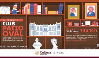 Museo Nacional de San Carlos ofrece taller infantil sobre coleccionismo y patrimonio