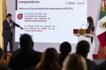 Secretario de Economía destaca costo para consumidores de EE.UU. por aranceles a importaciones mexicanas