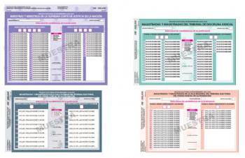 INE aprueba diseño de boletas para histórica elección judicial