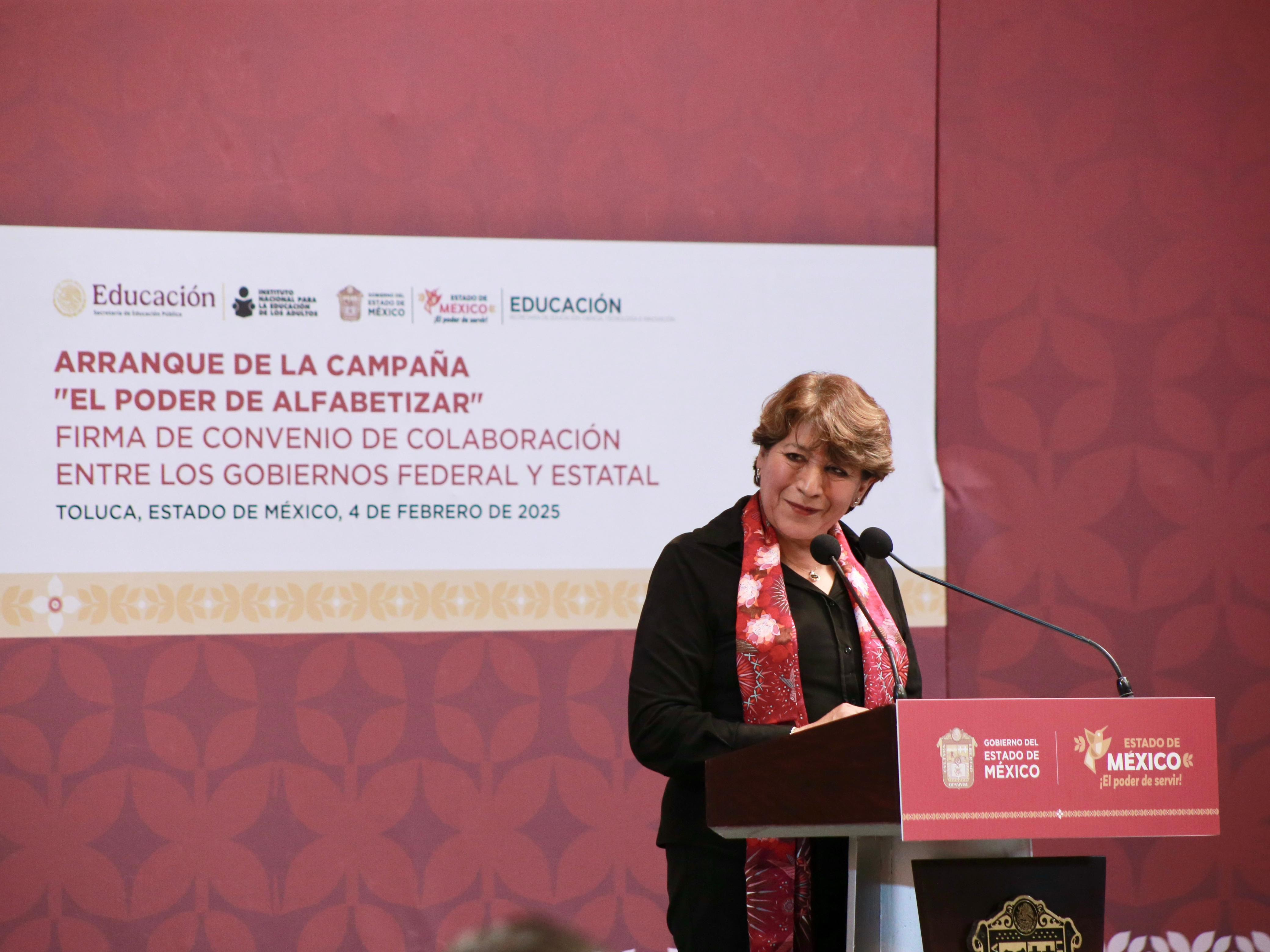 Edomex y SEP impulsan alfabetización para 150 mil personas en 2025