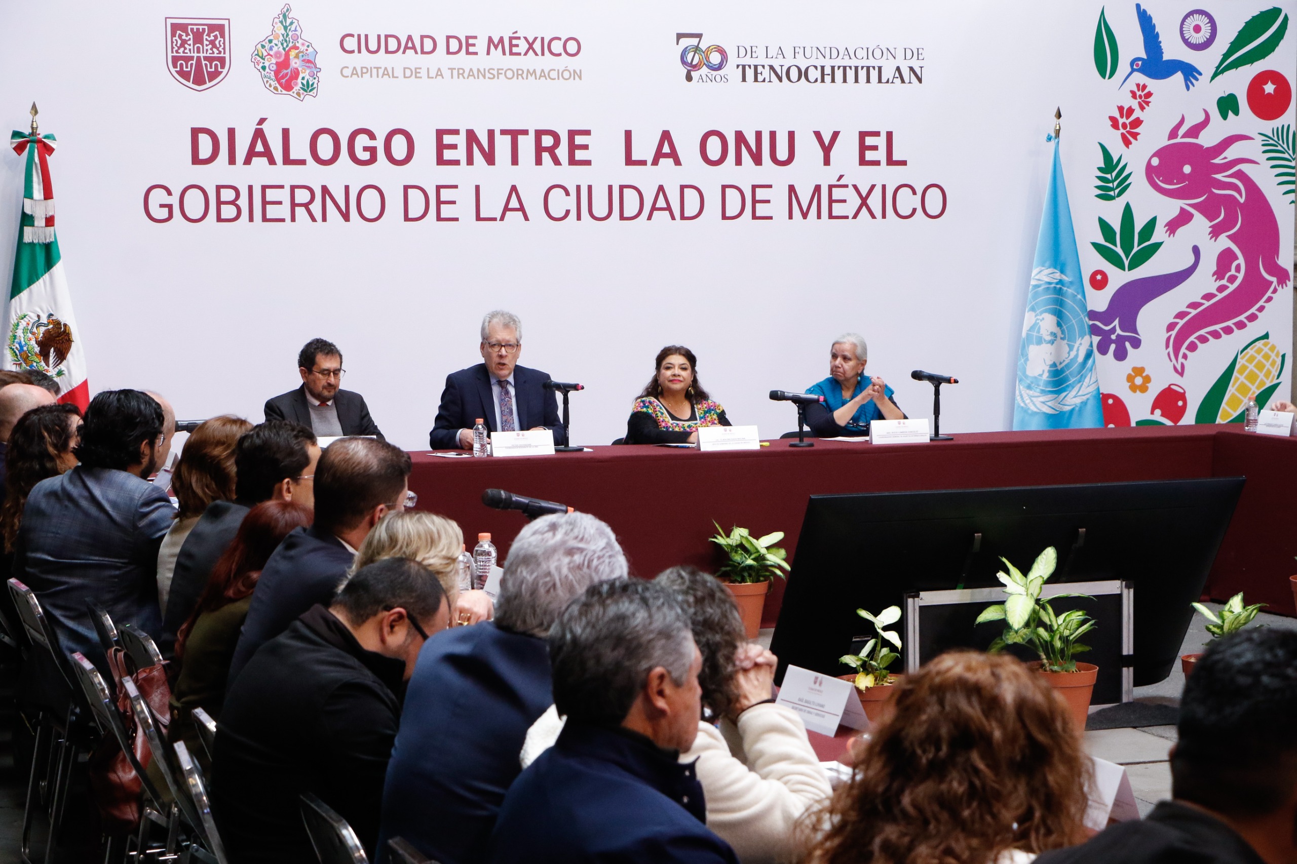Clara Brugada refuerza alianza con la ONU para impulsar la Agenda 2030 en CDMX
