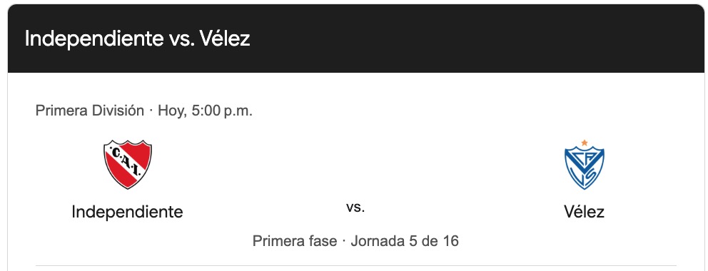 Independiente vs Vélez: dos gigantes en busca de la gloria en el Apertura 2025