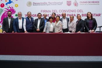 Gobierno de la Ciudad de México firma convenio para impulsar más de 30 mil viviendas asequibles