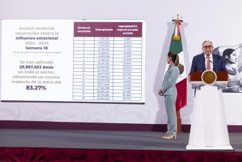 Vacunación contra Influenza y COVID reduce contagios en temporada invernal
