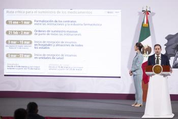 Compra consolidada de medicamentos garantiza abasto para 2025–2026