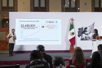 Empleo formal alcanza cifra histórica: 22.4 millones registrados en el IMSS