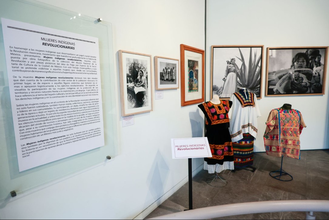 Mujeres indígenas en la Revolución: exposición en el Museo Nacional de la Revolución