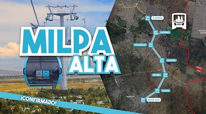CDMX planea nueva línea de Cablebús entre Milpa Alta y Tláhuac
