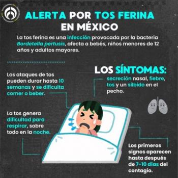 Alerta en México por nueva ola de tos ferina: síntomas y prevención