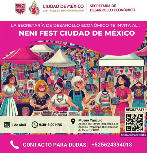 SEDECO organiza el primer NENI FEST 2025 para impulsar el emprendimiento femenino en CDMX