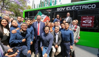 México impulsa industria automotriz con primer autobús eléctrico 100% nacional