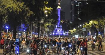 Paseo Nocturno 'Muévete en Bici' celebrará la primavera con ruta especial de 20 km en CDMX