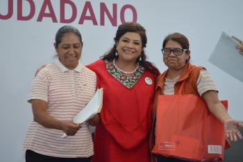 Clara Brugada realiza la audiencia ciudadana número 24 con atención directa a 800 solicitudes